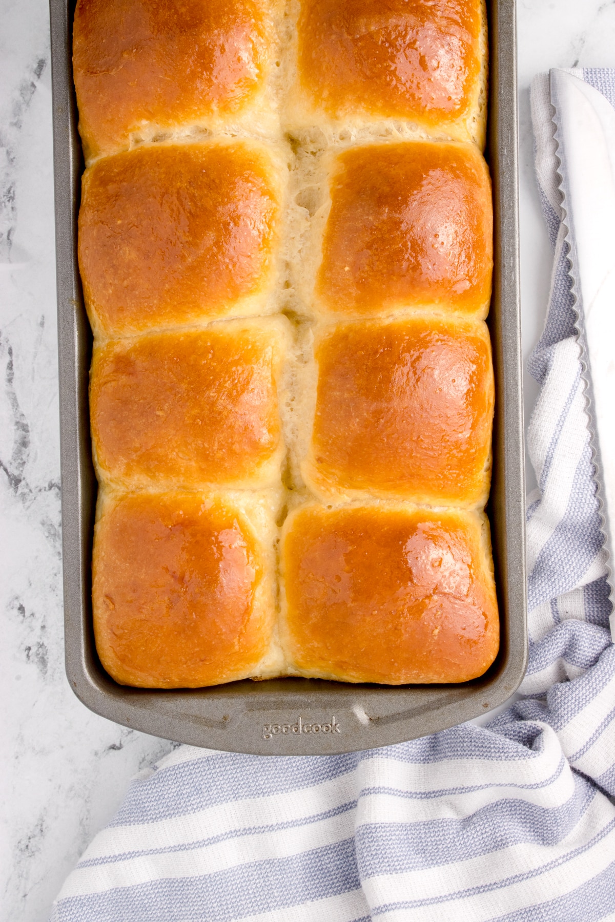 sourdough brioche in loaf pan